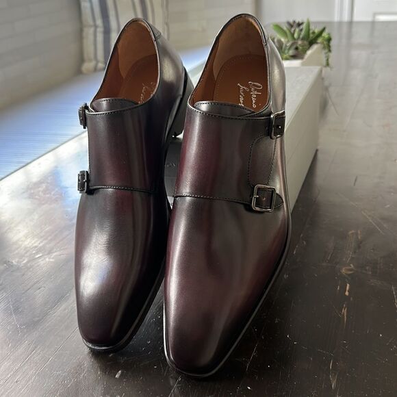 Antonio Maurizi Other - ANTONIO MAURIZI Double Monk Strap Shoe (Men) Size 43 in Wine Color NEW in Box
